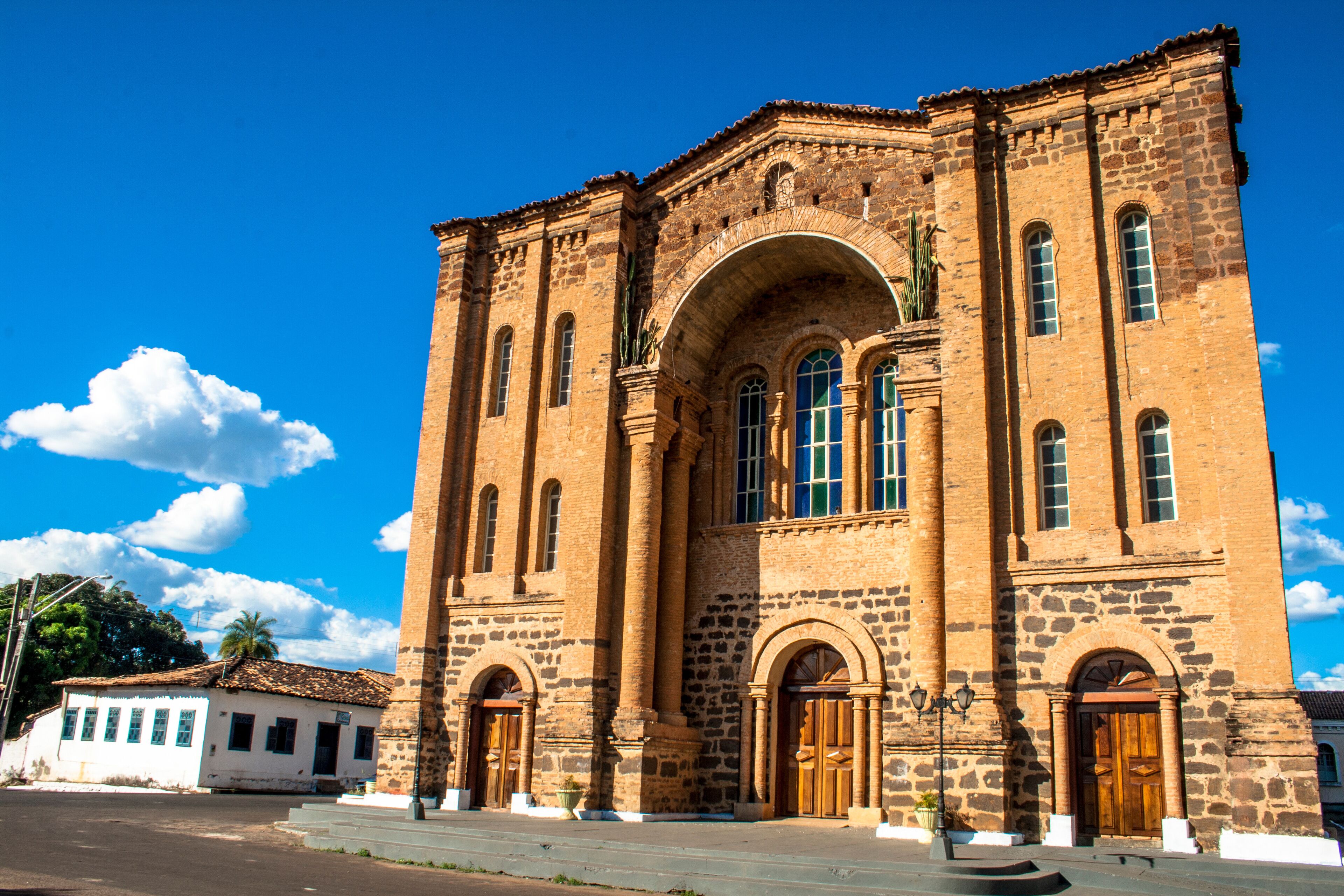 Porto Nacional, Tocantins, Brazil, June 21, 2011. Cathedral of Our Lady of Mercy, National Harbor. National Harbor is a municipality in the Brazilian state of Tocantins.