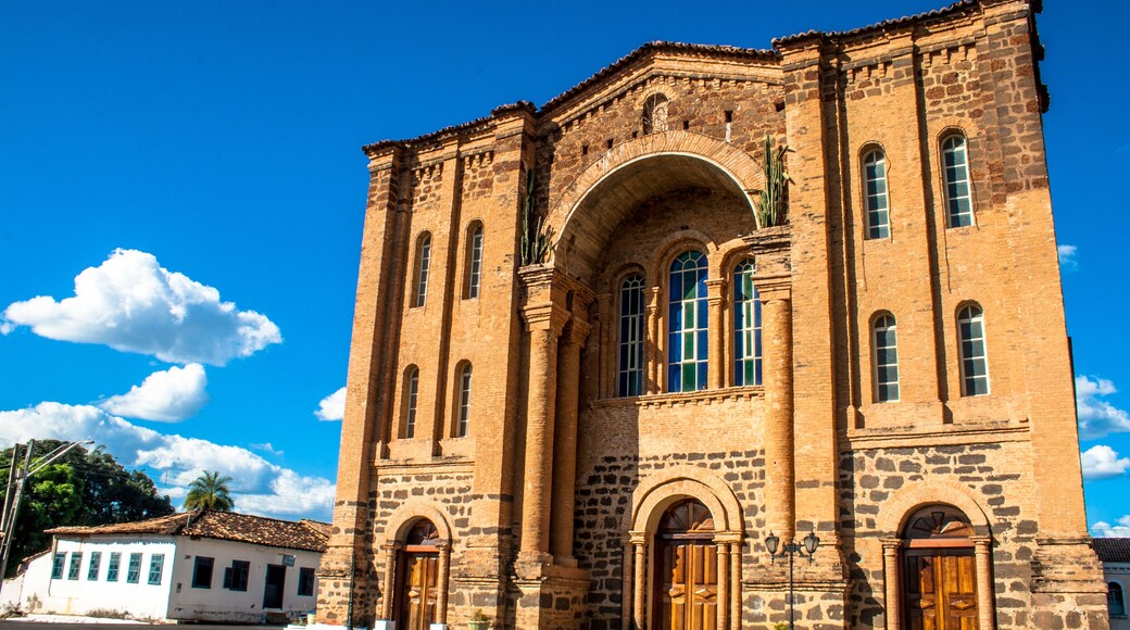 Porto Nacional, Tocantins, Brazil, June 21, 2011. Cathedral of Our Lady of Mercy, National Harbor. National Harbor is a municipality in the Brazilian state of Tocantins.