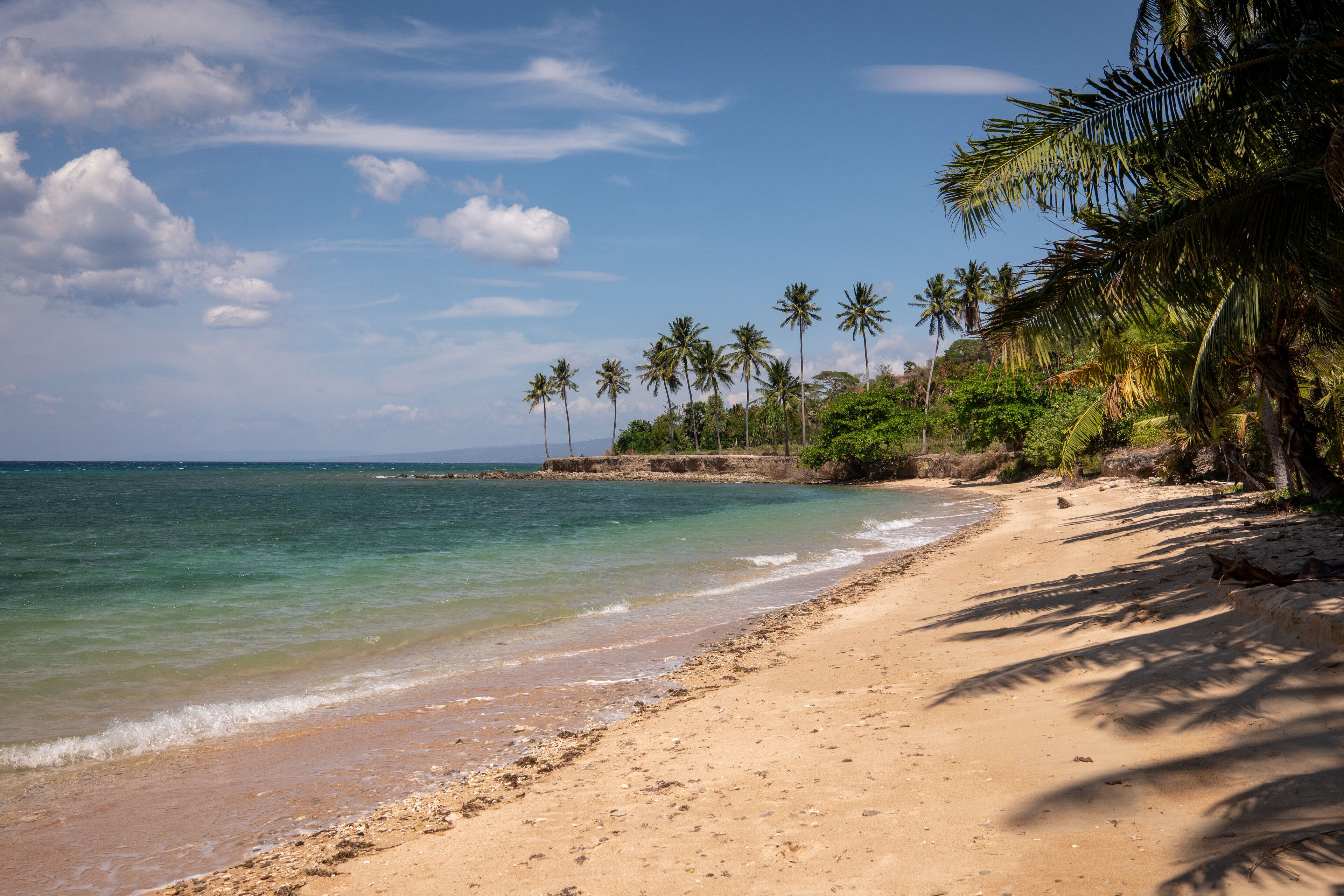 beach village, near Baucau city