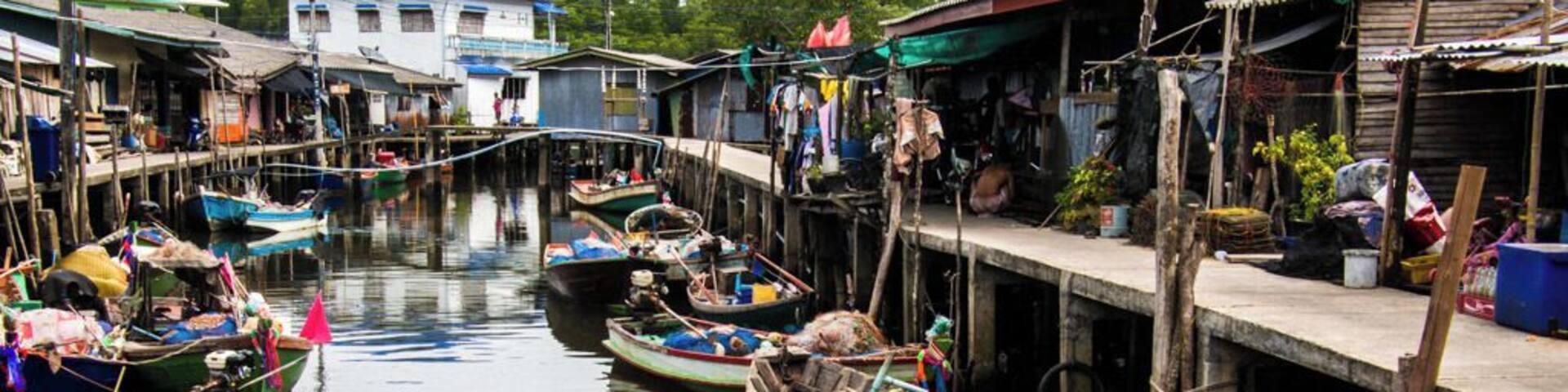 The floating village of Mai Rut in Thailand is one of the coolest places we've ever been. On the south coast, near the Cambodian border, this whole town is built on stilts and wooden walkways – and you'll hardly see another tourist there. Definitely worth a visit.