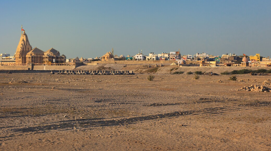 Somnath Temple at sunset. Somnath, Gujarat, India