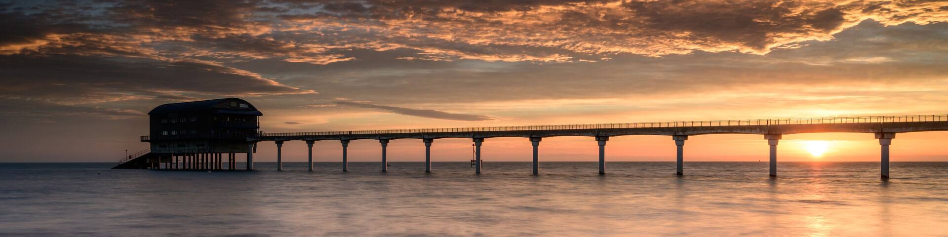 Bembridge Lifeboat Station at Sunrise - Bembridge, Isle of Wight, UK