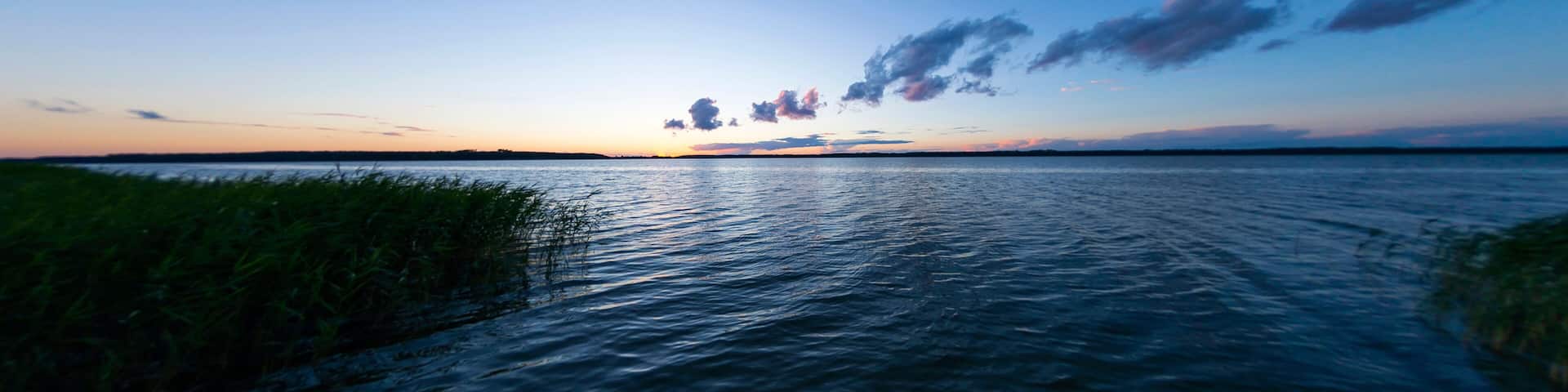 Wild Masuria -ultra wide view of the lake