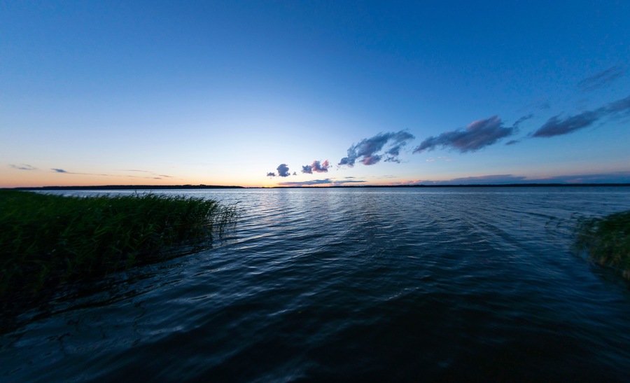 Wild Masuria -ultra wide view of the lake