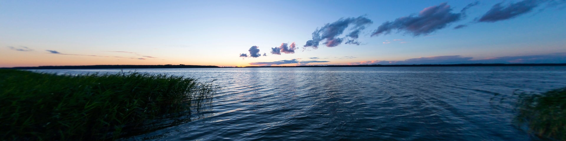 Wild Masuria -ultra wide view of the lake