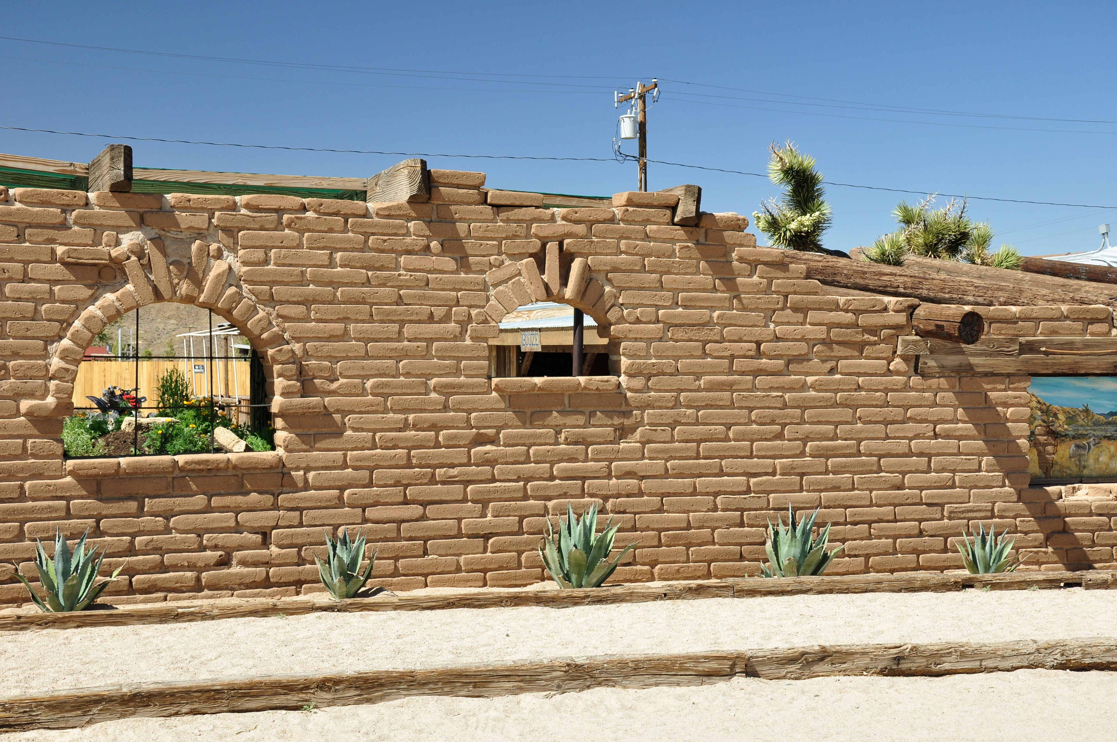 Old adobe wall