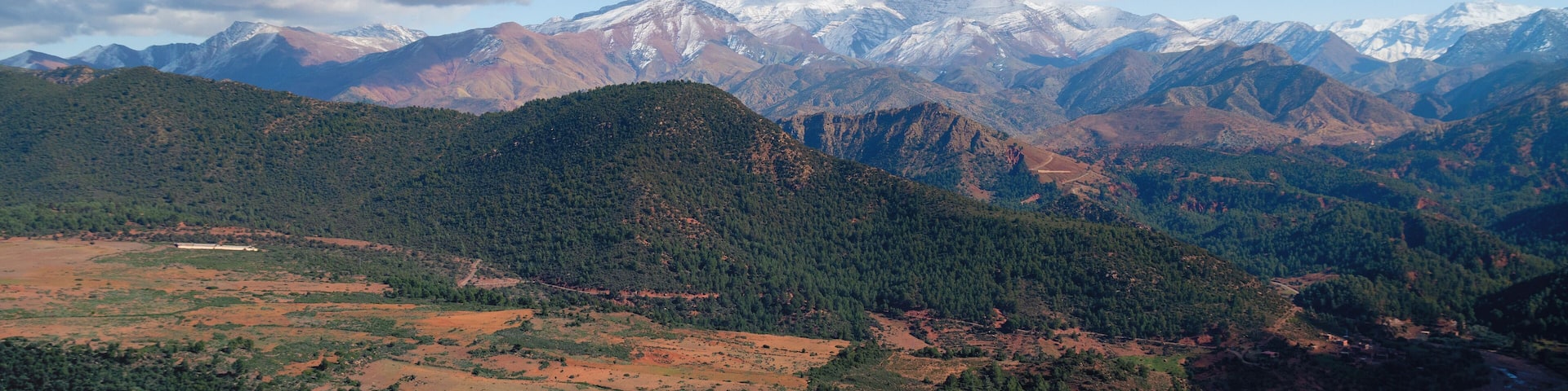 Africa morocco satin mountains snow in mountains