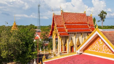 Ancient historical Wat Prachapithak Buddhist temple in Warin Chamrap, Ubon Ratchathani, Thailand