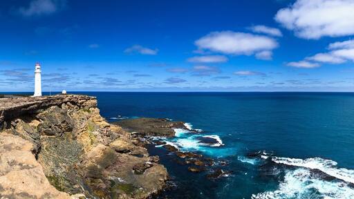 Take a short trip from Portland to visit the Cape Nelson lighthouse for spectacular panoramas of the wild southern coast of Australia.