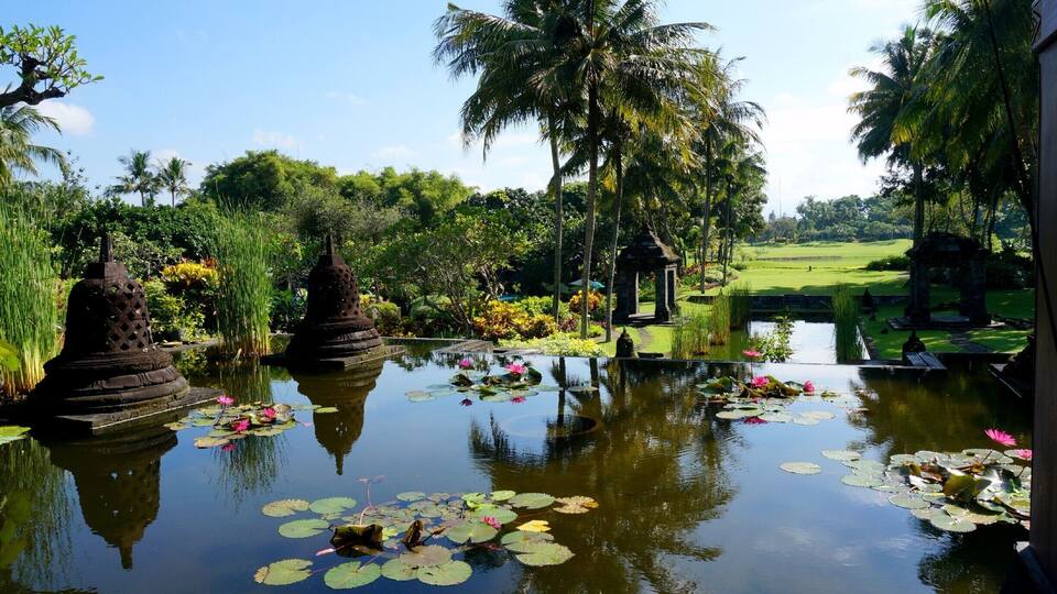 First of all, wow! This resort is absolutely gorgeous. And I mean GORGEOUS! If you ever have the chance, stay here! The pool that winds its way through stunning gardens, the gold course outback and the stunning grounds make it worth it. #hotel