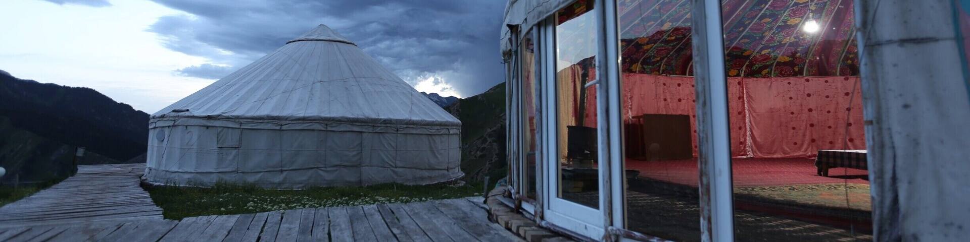 The yurt is the traditional dwelling of the nomads in Mongolia
