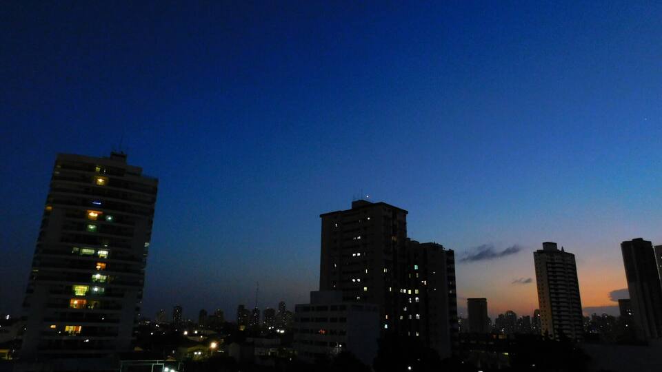 End of the afternoon