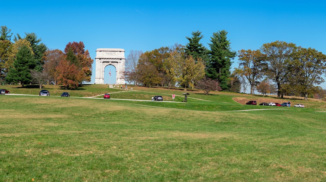 A Panoramic Shot of the National Memorial Arch at Valley Forge