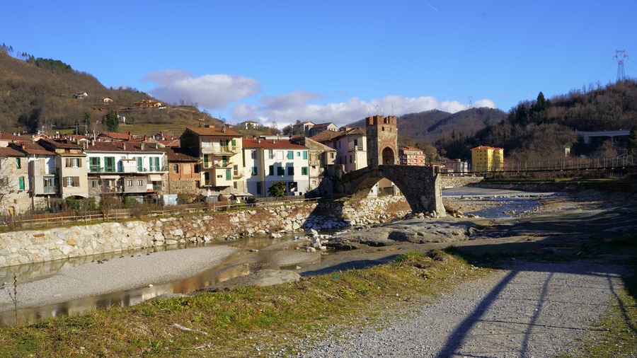 la gaietta bridge in Millesimo, Italy