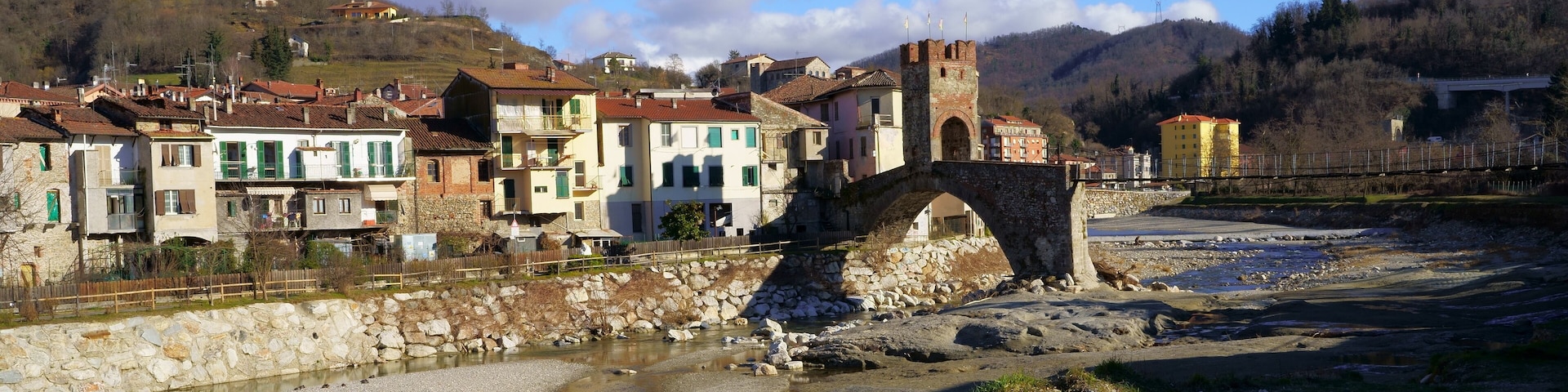 la gaietta bridge in Millesimo, Italy