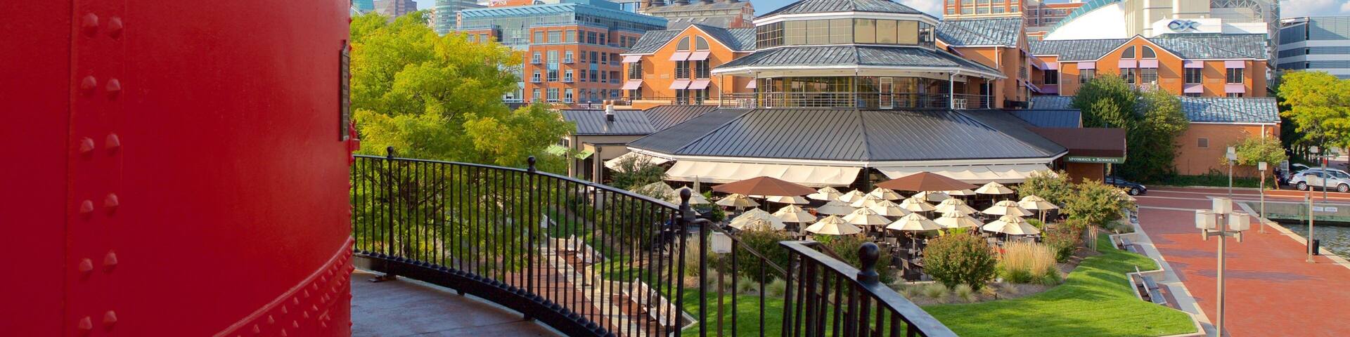 Seven Foot Knoll Lighthouse showing views