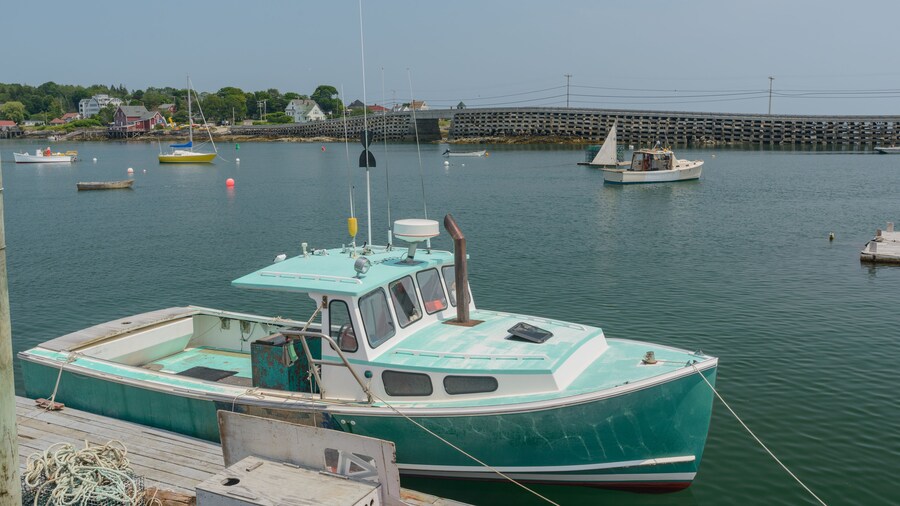 The Bailey to Orr Island cribstone style bridge is the only one of it's kind in the world connecting Bailey and Orr Island in Maine over Will's Gut inlet. It was built to accommodate the strong tides
