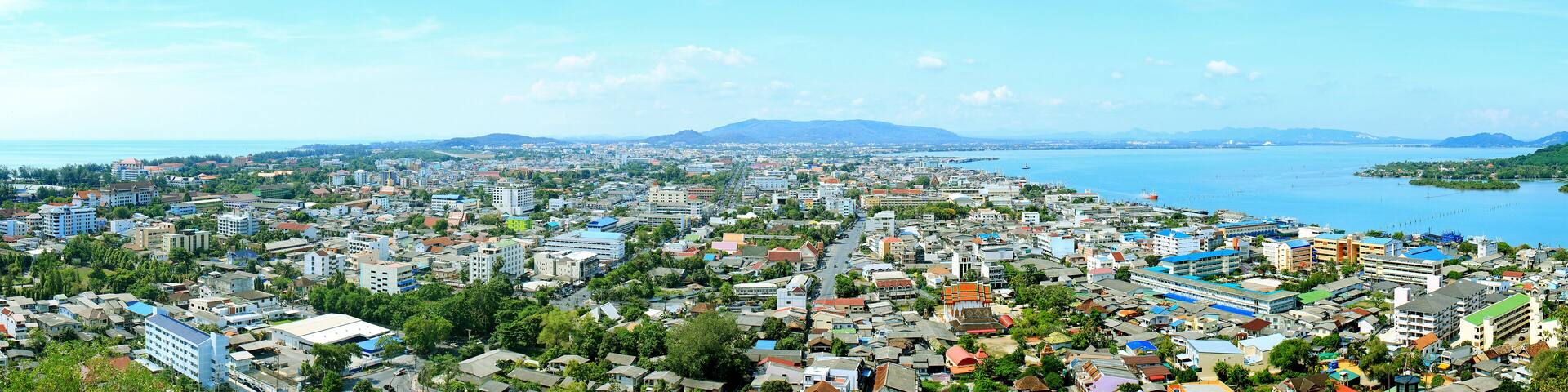 The Songkhla lake in Thailand