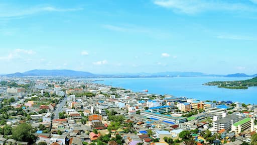The Songkhla lake in Thailand