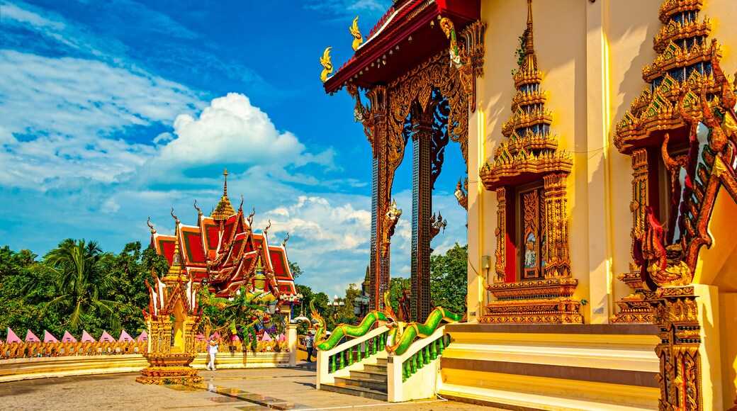 the Buddhist temple Wat Laem Suwannaram, in Koh Samui island, Thailand