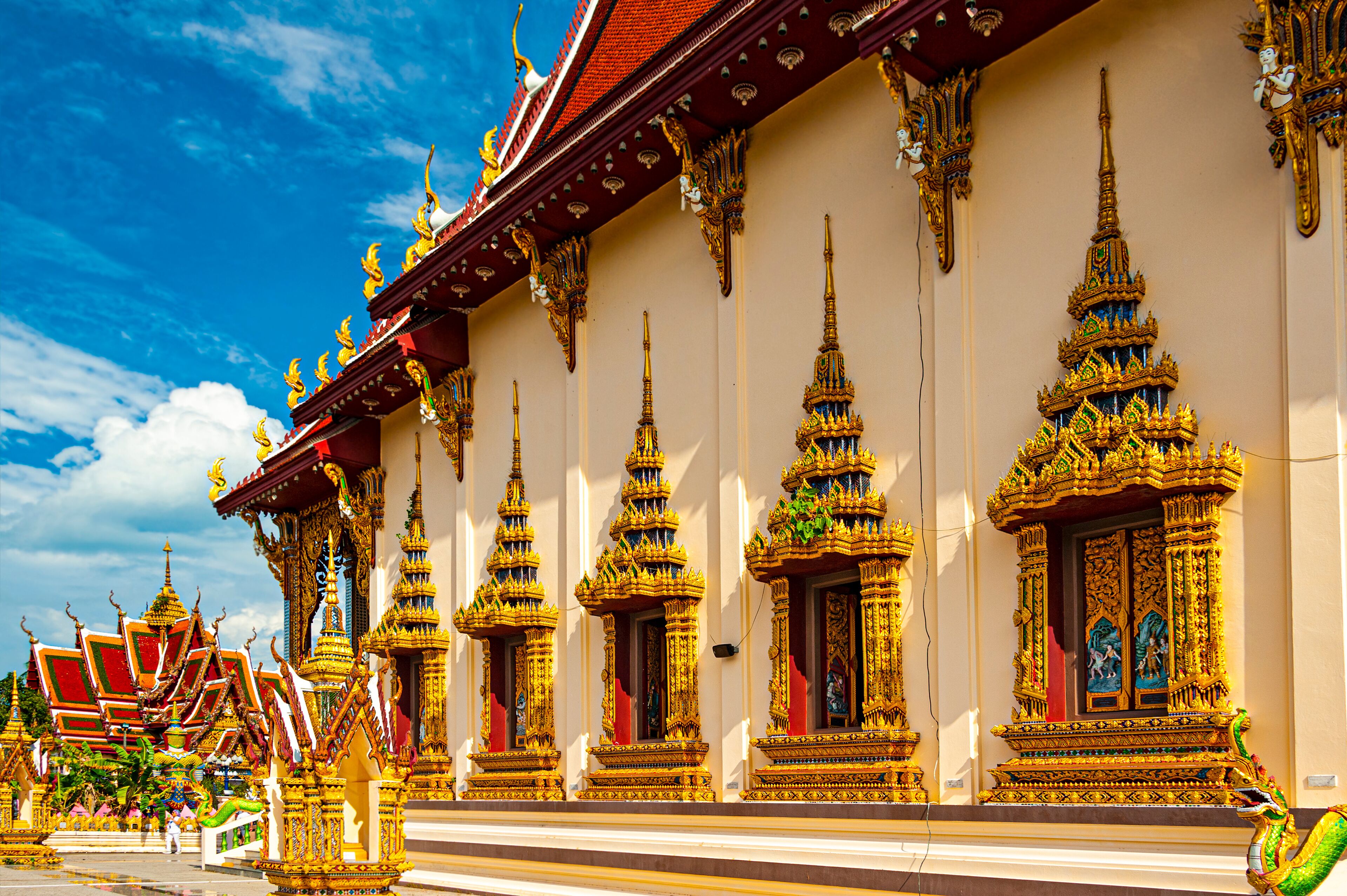 the Buddhist temple Wat Laem Suwannaram, in Koh Samui island, Thailand