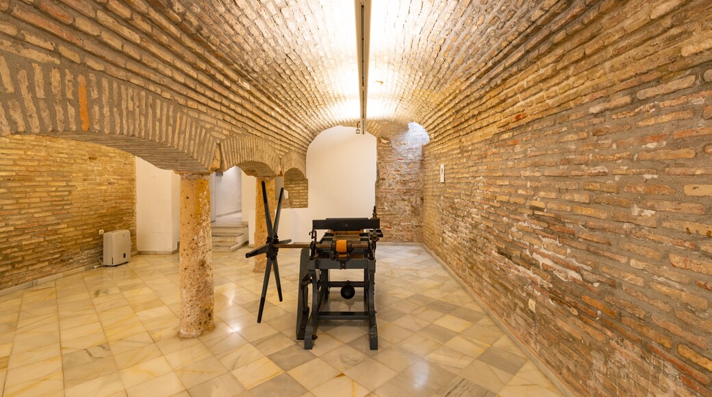 Museo del Grabado showing interior views and heritage elements
