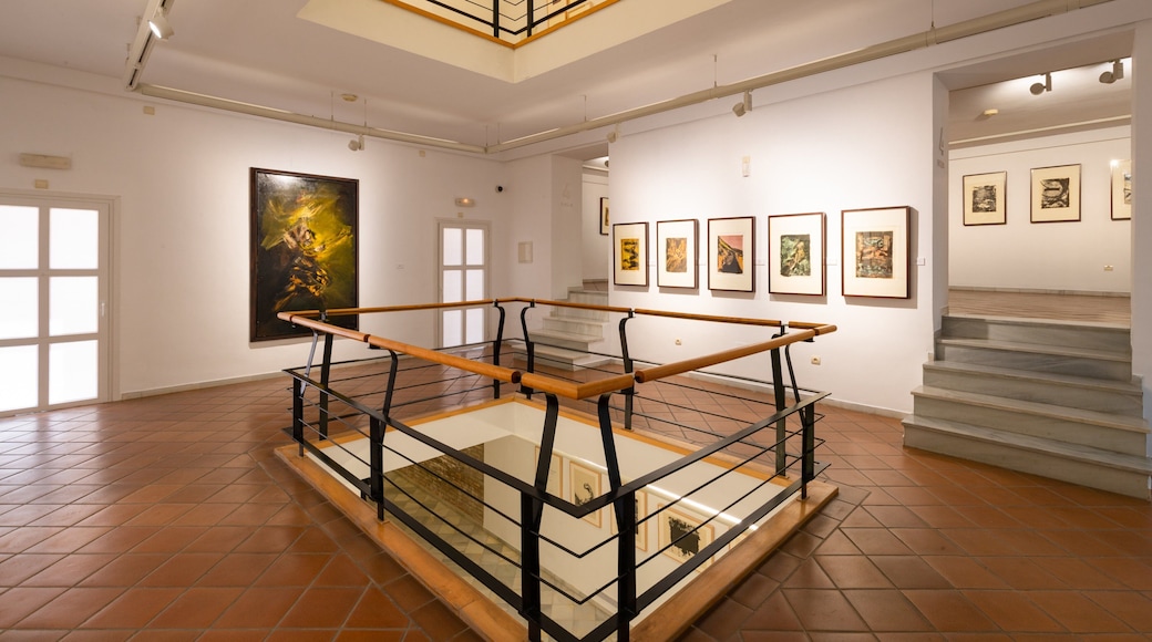 Museo del Grabado which includes art and interior views