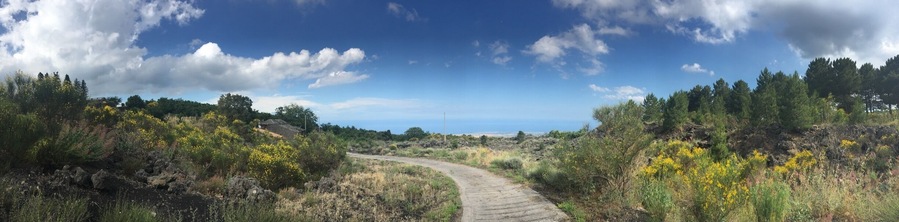 Mt Etna adventure: Drove up to Cave Ox in Solicchiata where we tried 4 different wines, fresh pasta and Tiramusu, on to Zafferana for beautiful views and delicious gelato then continued as high as we could where the kids climbed to the top, we didn't quite make it as high after 4 glasses of wine and pasta, the lava sand is not easy to climb up, but fun to slide down!! Such an amazing adventure!!! It's like Hawaii and the moon had a shining baby, named Mt Etna, I could live up here!!!
