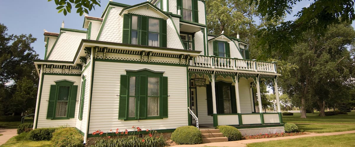 Buffalo Bill\'s Ranch featuring heritage architecture and a house