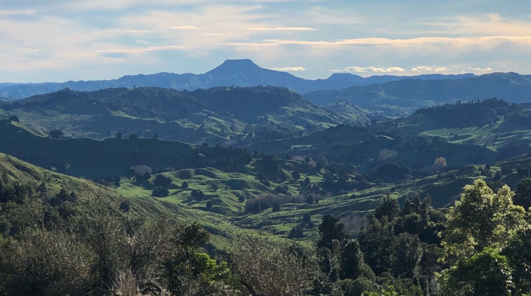As you drive from Turangi to Taumarunui this view is just beautiful on a clear day. You can see all the way to Mount Taranaki.