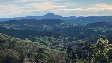 As you drive from Turangi to Taumarunui this view is just beautiful on a clear day. You can see all the way to Mount Taranaki.