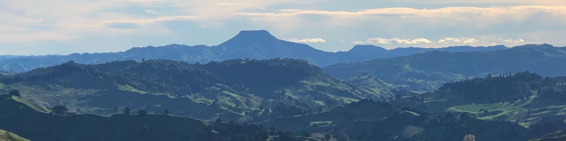 As you drive from Turangi to Taumarunui this view is just beautiful on a clear day. You can see all the way to Mount Taranaki.