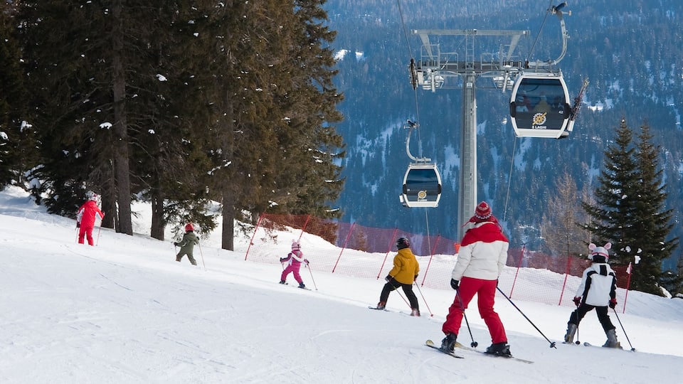 Ski resort Madonna di Campiglio. Italy