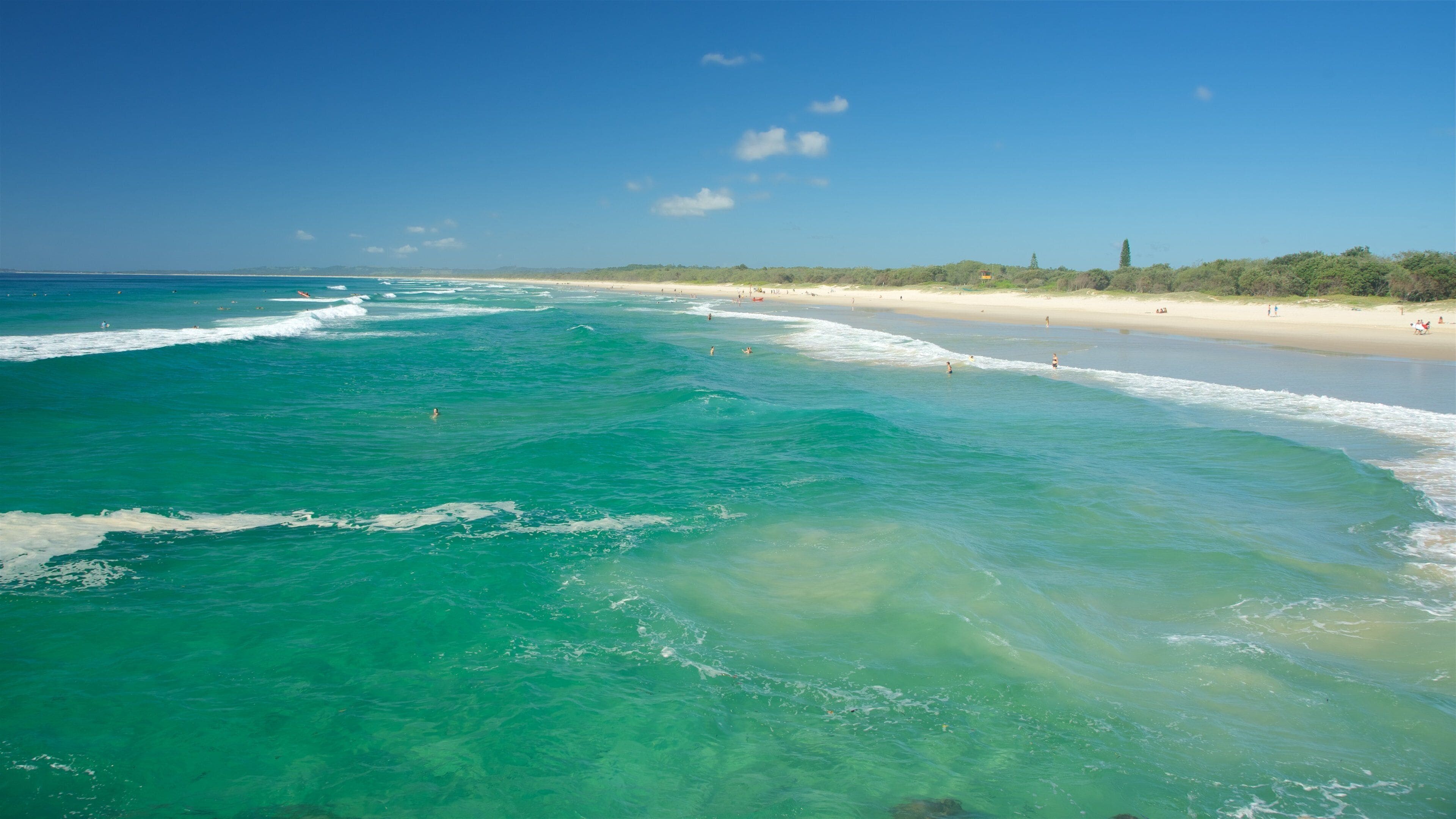 Brunswick Heads bevat een zandstrand