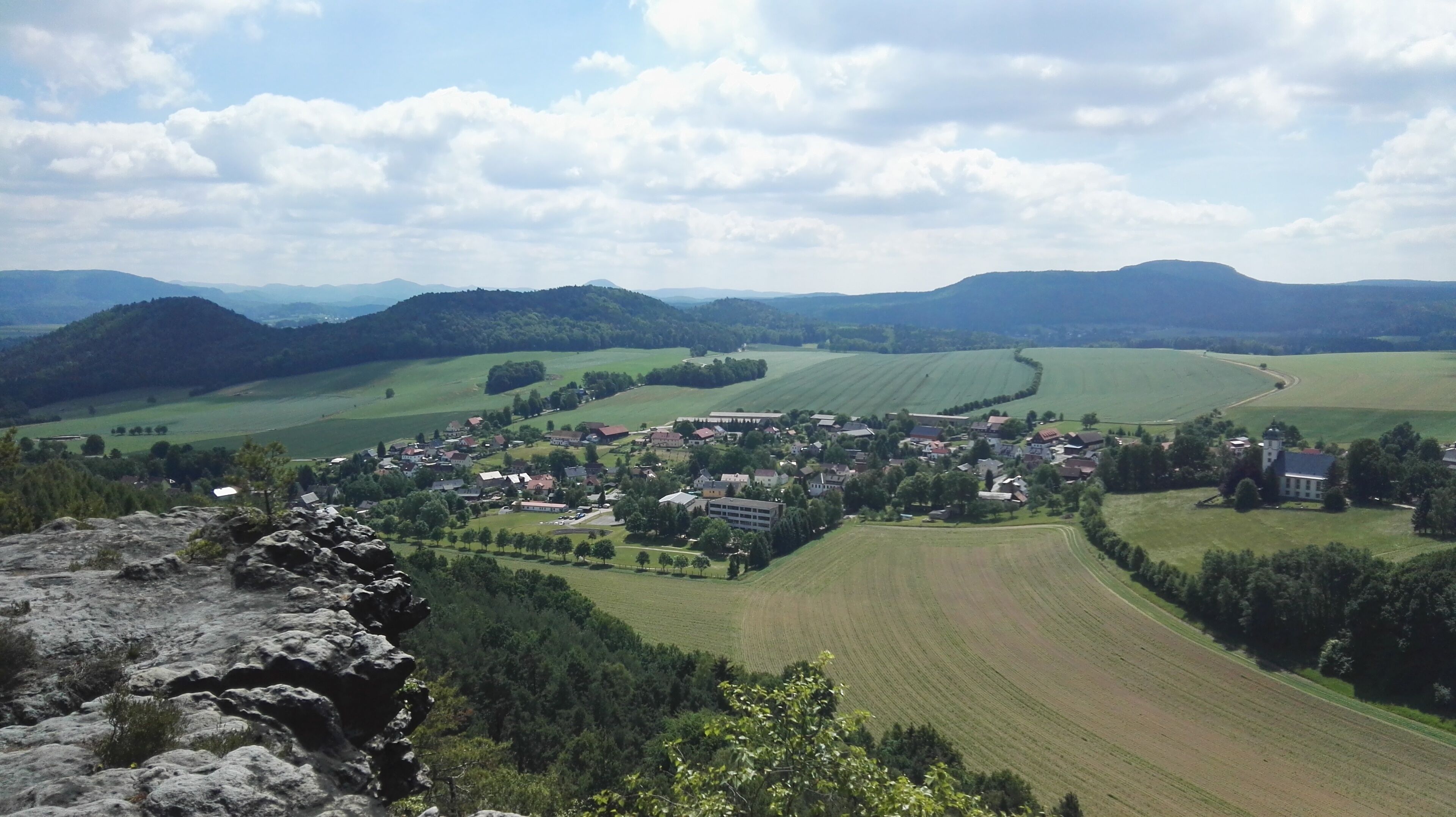 Blick vom Papststein