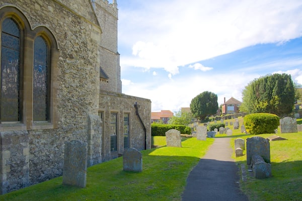 Hythe which includes heritage elements, religious elements and a cemetery