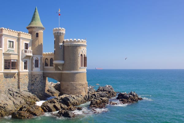 Wulff Castle featuring chateau or palace, general coastal views and heritage elements