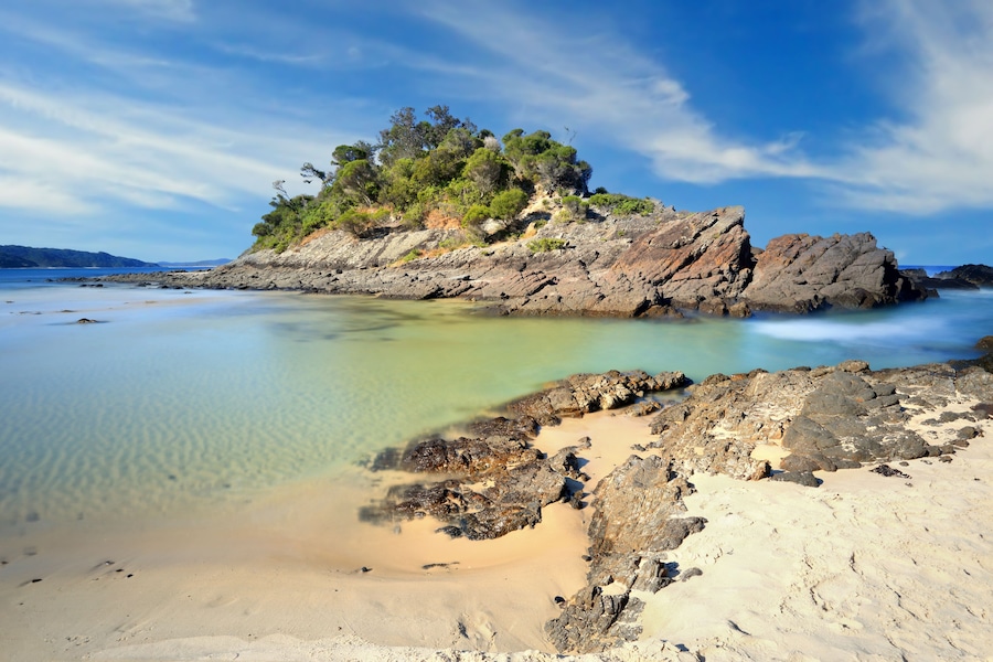 Number One Beach, Seal Rocks, Australia, on a beautiful sunny day.; Shutterstock ID 572122153; Purchase Order: -
