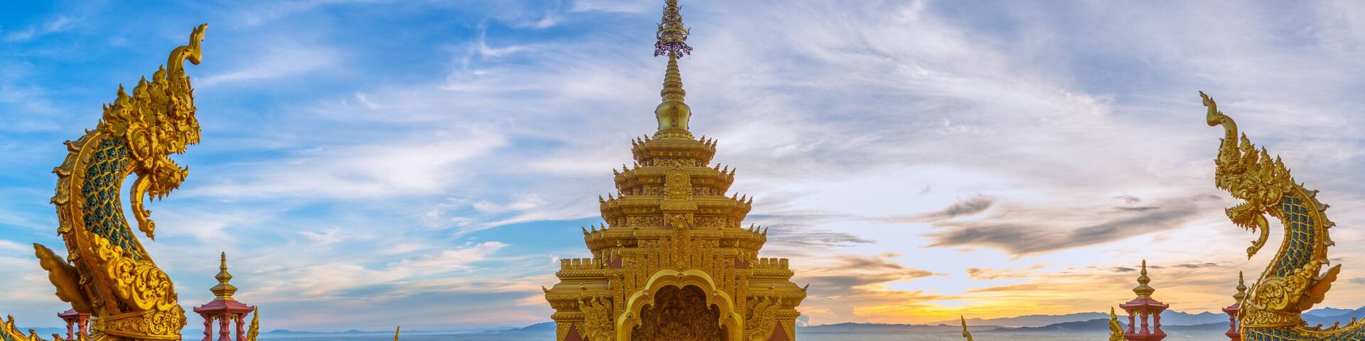 Temple,Wat Pra That Doi Pra Chan Mae Tha ,Lampang Province ,Thailand on May 25,2018