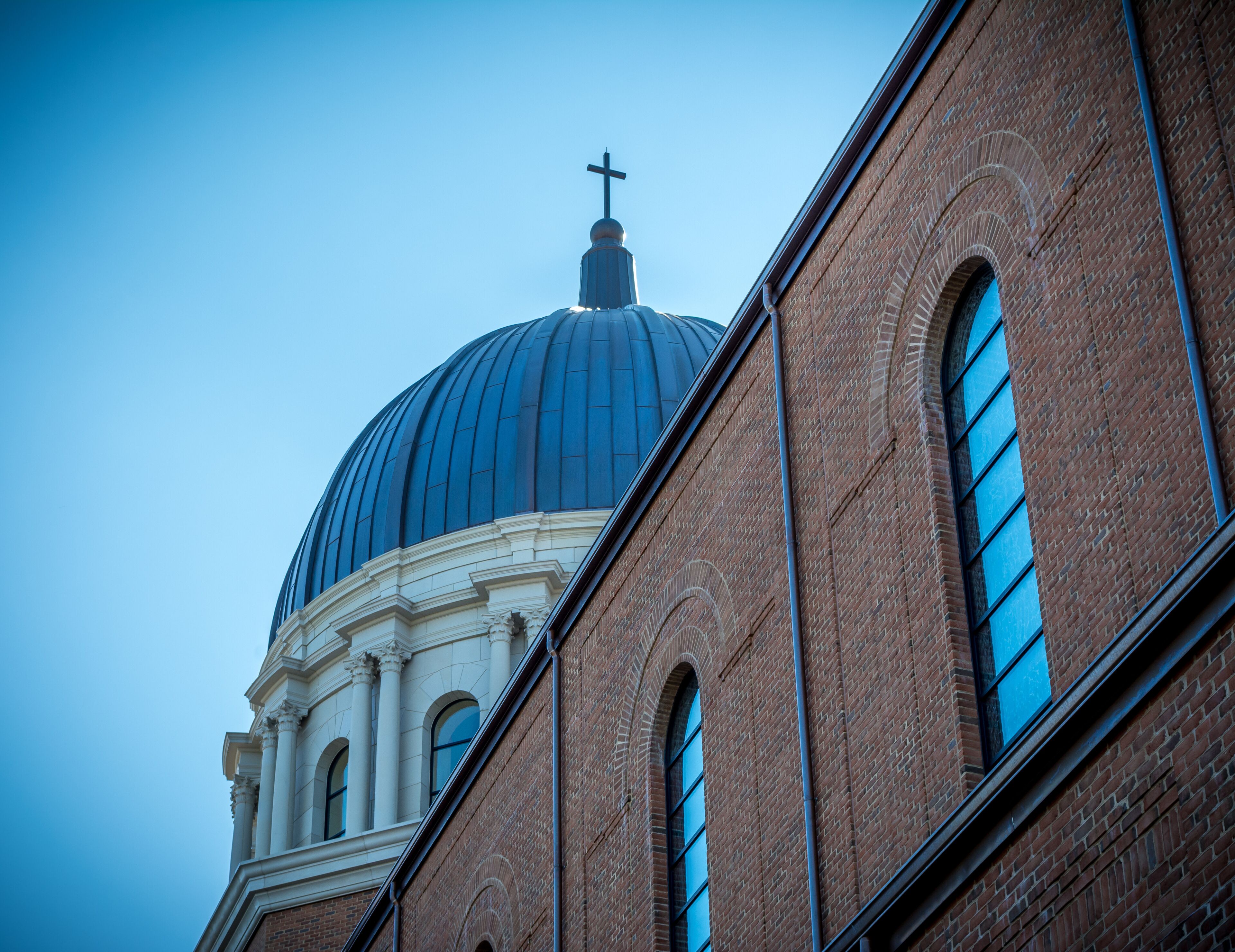 Raleigh North Carolina USA September 20 2017 Holy Name of Jesus Cathedral