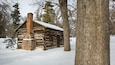 Arbor Lodge State Historical Park which includes snow and heritage architecture