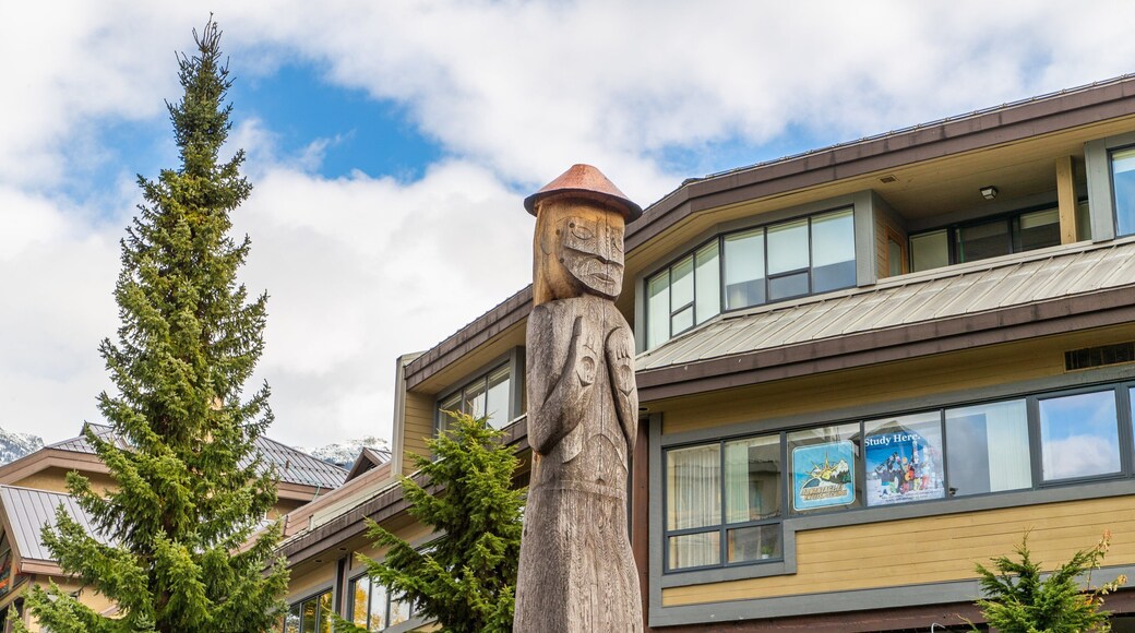 Whistler Visitor Centre showing indigenous culture
