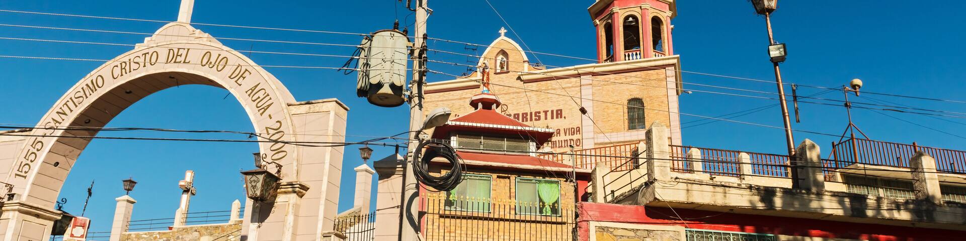 the church of Santo Cristo del Ojo de Agua in Saltillo, Mexico