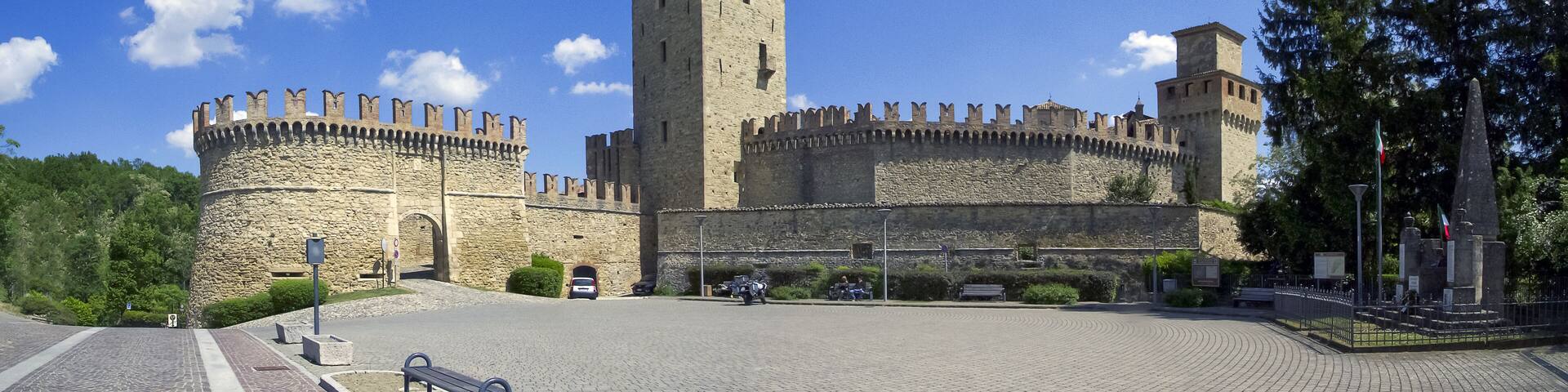 Vigoleno, Borgo Medievale, Castello Vernasca, Emilia Romagna, italia, Italy