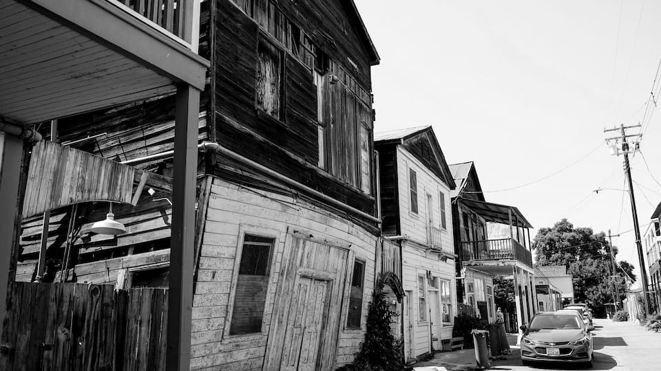 Main Street Locke. Early Chinese community on the Sacramento River.