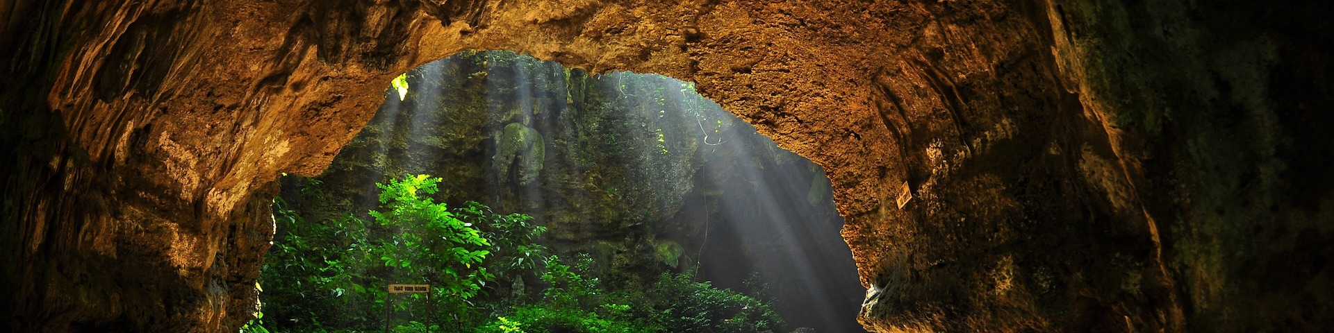 Terawang Cave, in Blora Central Java Indonesia