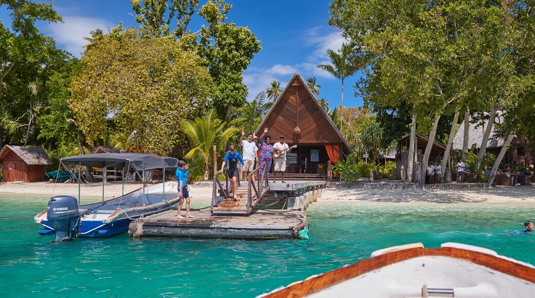 拉圖阿島 设有 熱帶景觀 和 沙灘 以及 小群人