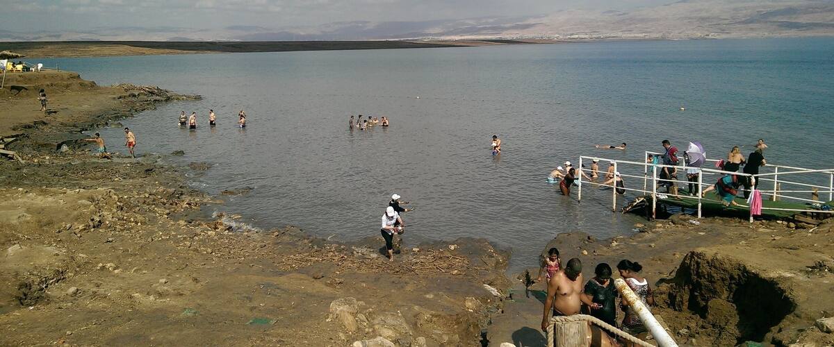 Visiting the Dead Sea is a must for travelers to Israel. First, cover yourself with mud from the shoreline or bottom. Relax in the warm sun until it's dry and has done its job to pull all the toxins out of your skin. Then take a dip in the cool, refreshing sea. No effort required due to the incredible buoyancy created by all that salt content.