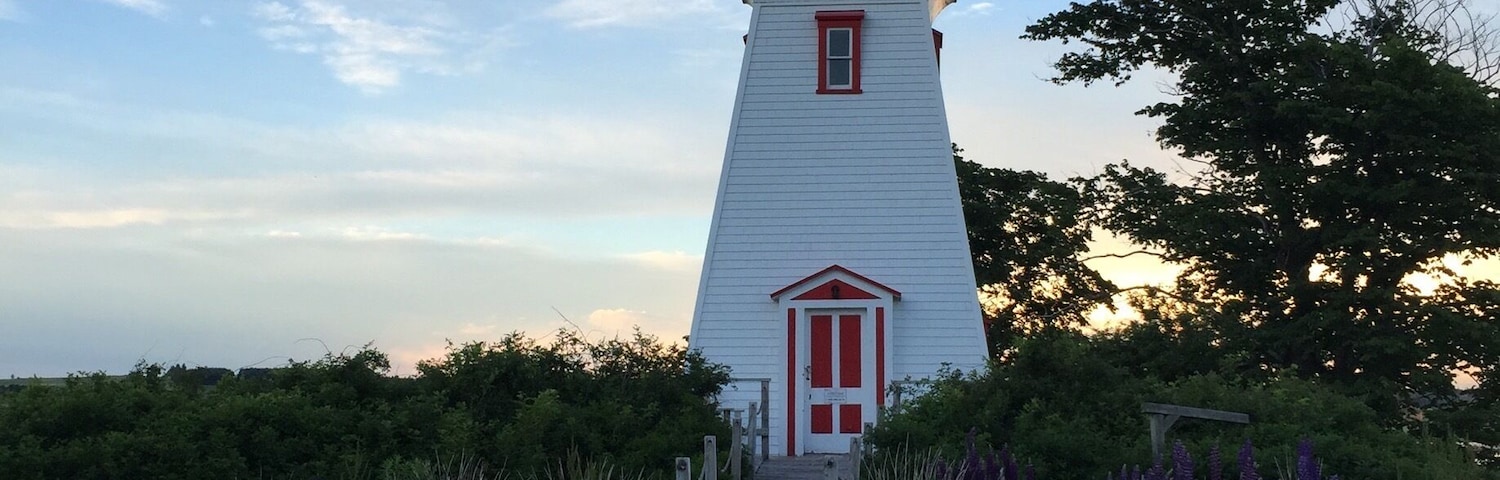 Victoria by the sea at sunset