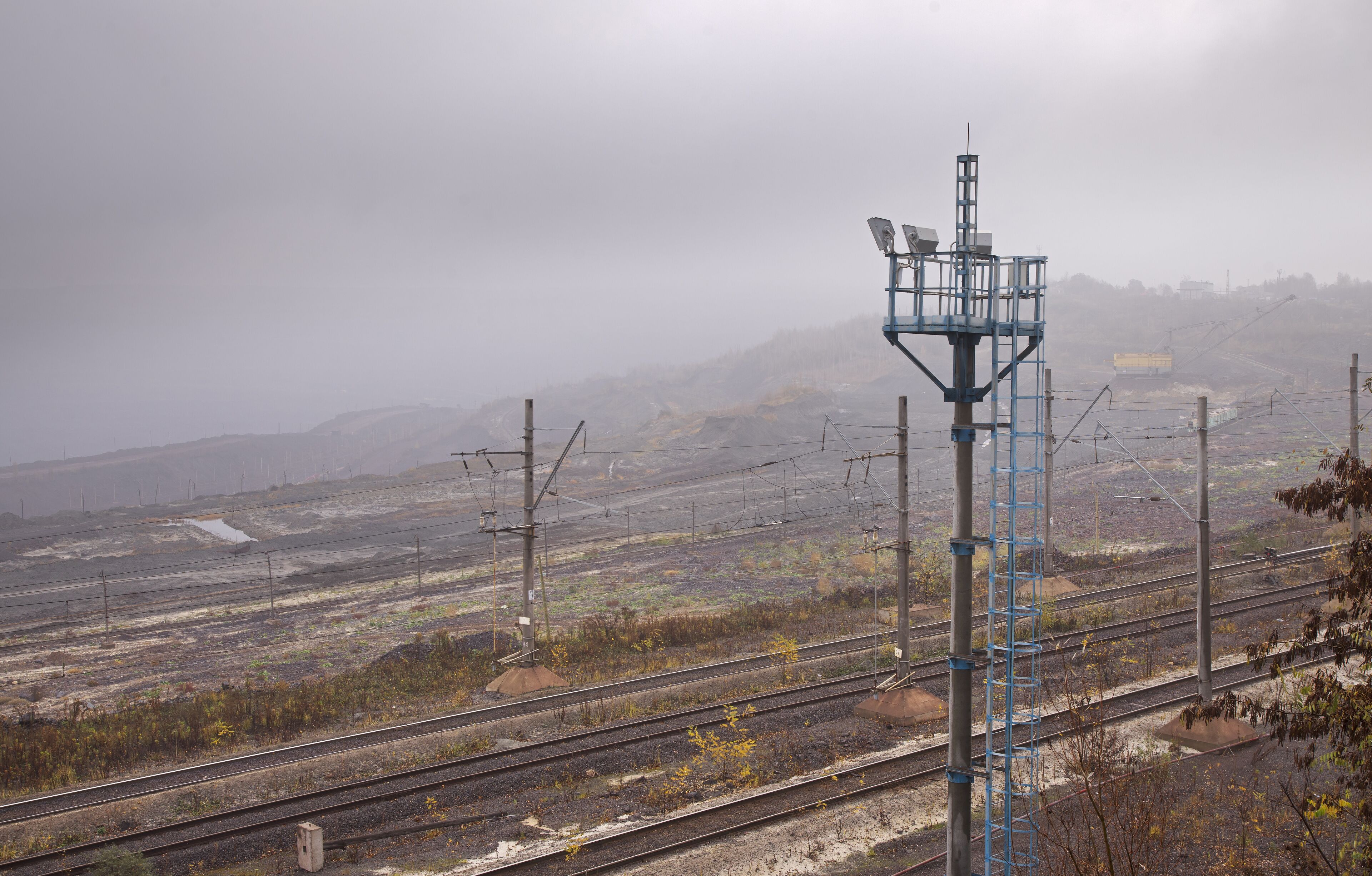 Mikhailovsky iron ore deposit (MGOK) near Zheleznogorsk. Kursk oblast. Russia